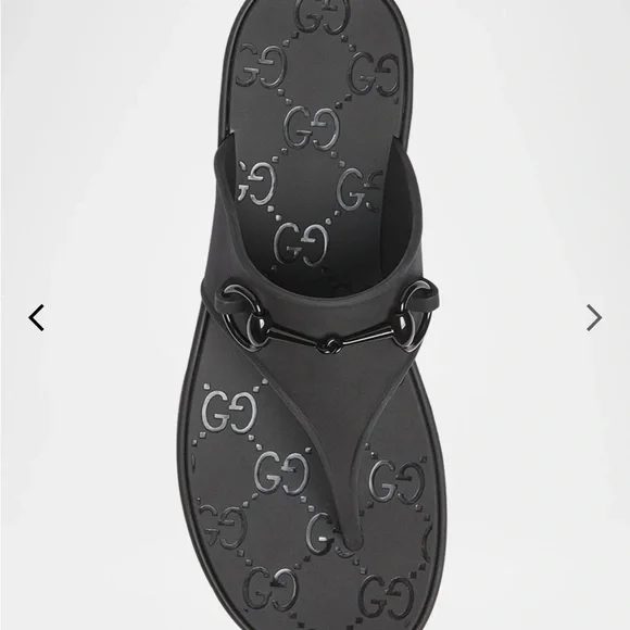Gucci Horsebit Thong Sandals - Picture 5 of 7